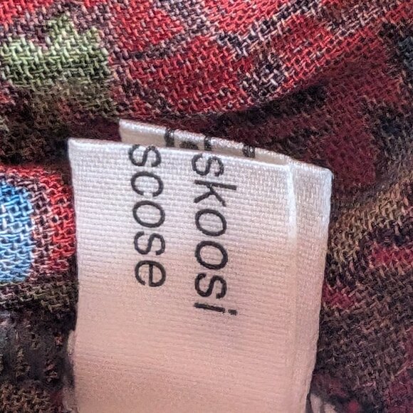 KAUNOTAR made in FINLAND high end dress Sz 10 BELT & BOW 100% VISCOSE A GEM !! - Picture 15 of 16